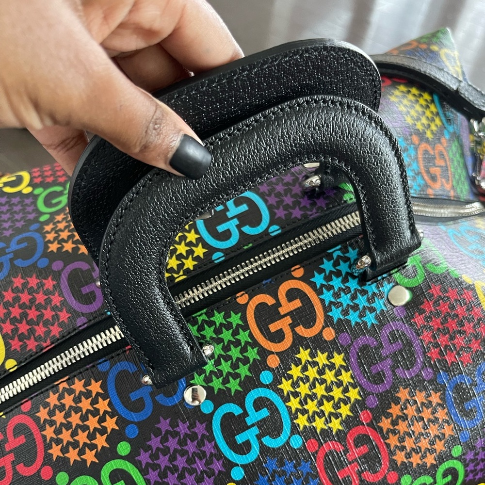 GUCCI PSYCHEDELIC DUFFLE BAG - Picture 3 of 5